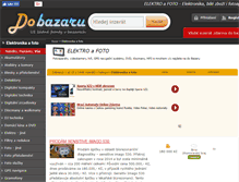 Tablet Screenshot of elektro-foto.dobazaru.cz